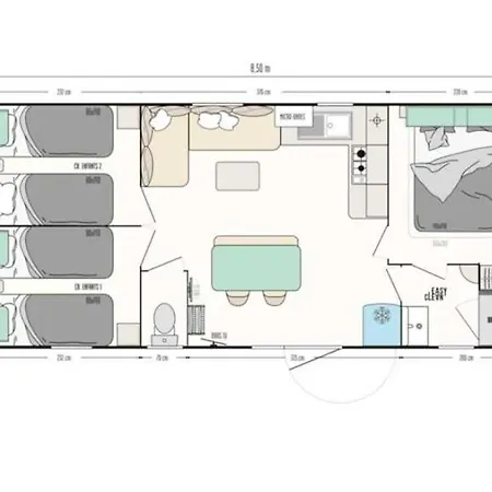 3 Etoiles - Piscine - Ccbbhhe Parque de Campismo Mers-les-Bains