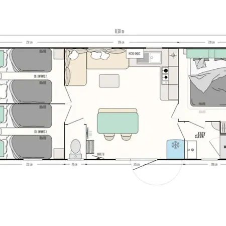3 Etoiles - Piscine - Ccbbhhe Campsite Mers-les-Bains